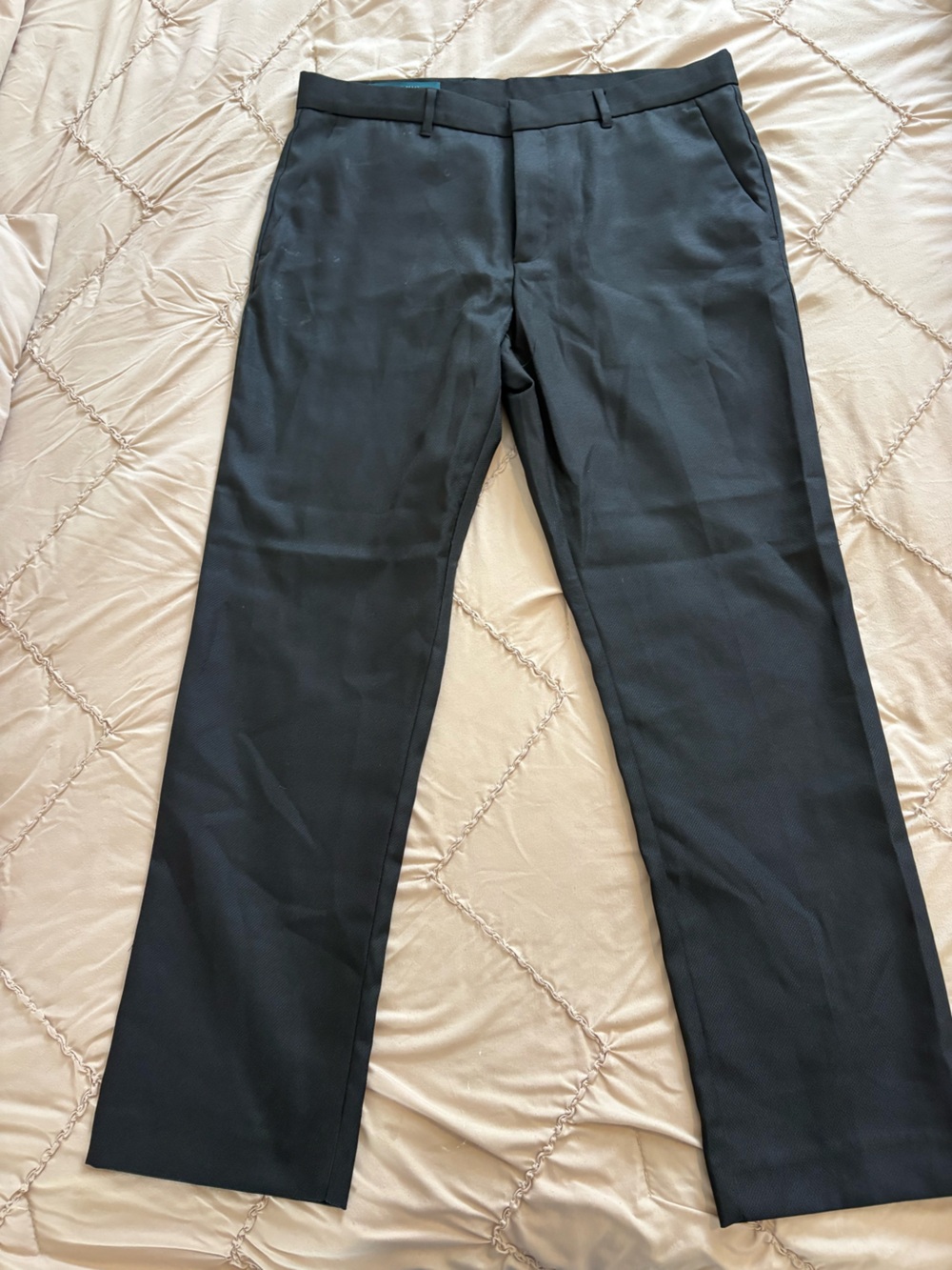Perry Ellis Men's Black Dress Slacks